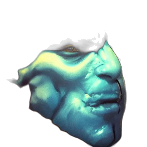 face, mask, creature, crown transparent PNG cut-out