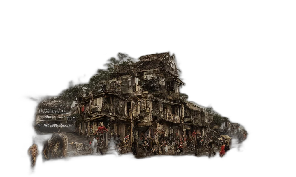 building, car, weapon, concept art transparent PNG cut-out