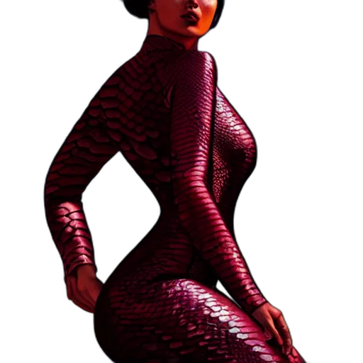 dress, creature, robot, 3d render transparent PNG cut-out