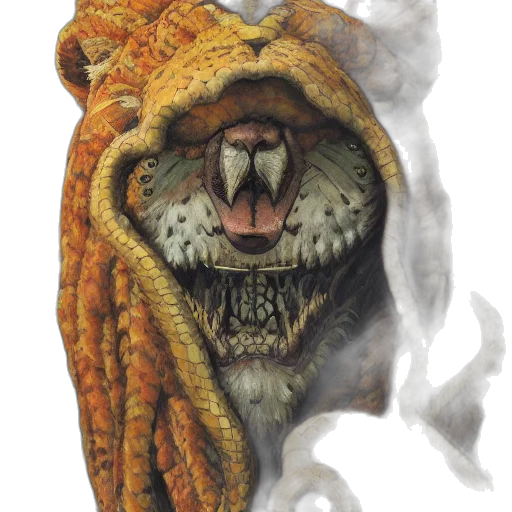 mask, creature, dragon, jacket transparent PNG cut-out