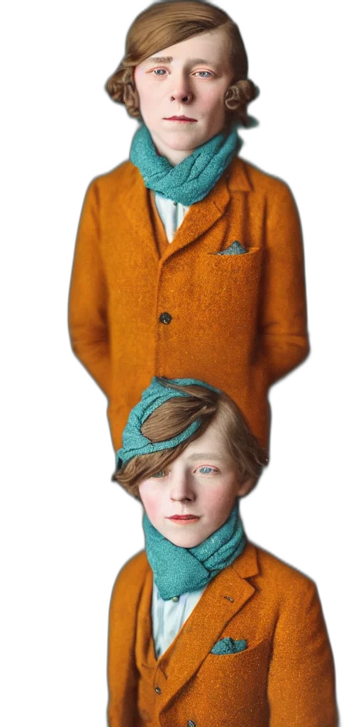 jacket, hat, dress, face transparent PNG cut-out