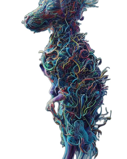 dragon, animal, creature, hair transparent PNG cut-out