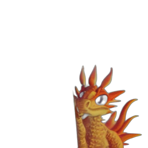 dragon, creature, staff, animal transparent PNG cut-out