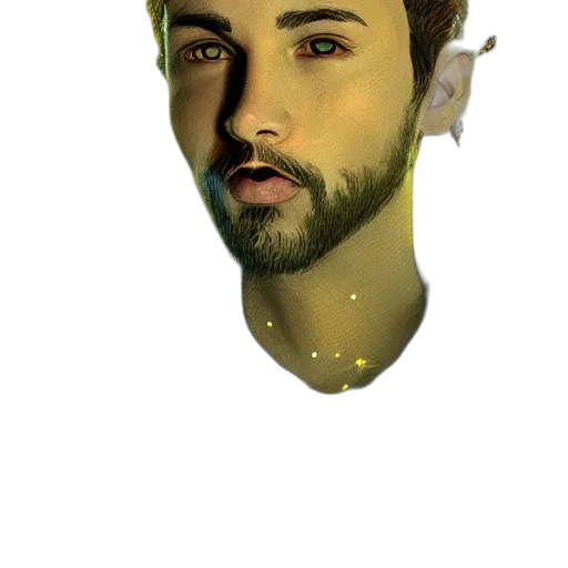 face, mask, crown, staff, photorealistic, cartoon, 3d render, fantasy art transparent PNG cut-out