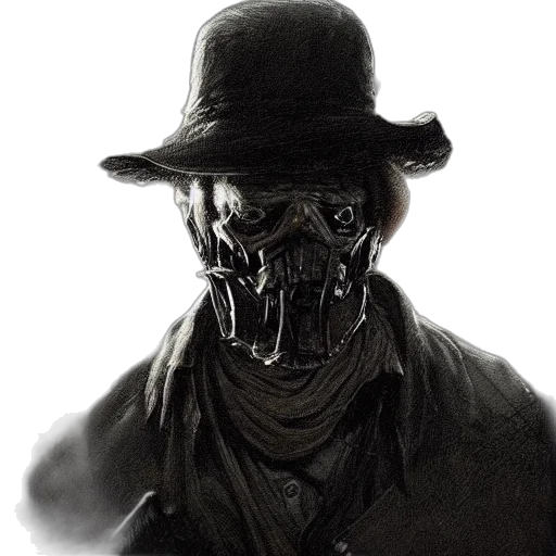 mask, face, robot, creature transparent PNG cut-out