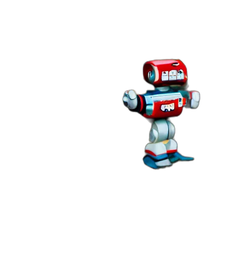 robot, weapon, animal, staff, 3d render, pixel art, concept art, cartoon transparent PNG cut-out