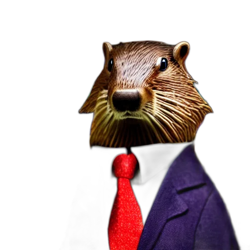 animal, staff, photorealistic, 3d render transparent PNG cut-out
