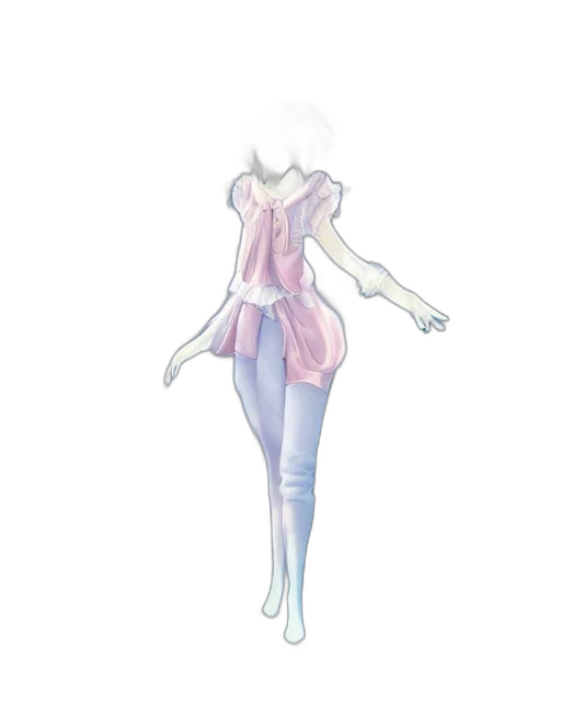 dress, jacket, mask, staff, concept art, vaporwave, watercolor, 3d render transparent PNG cut-out
