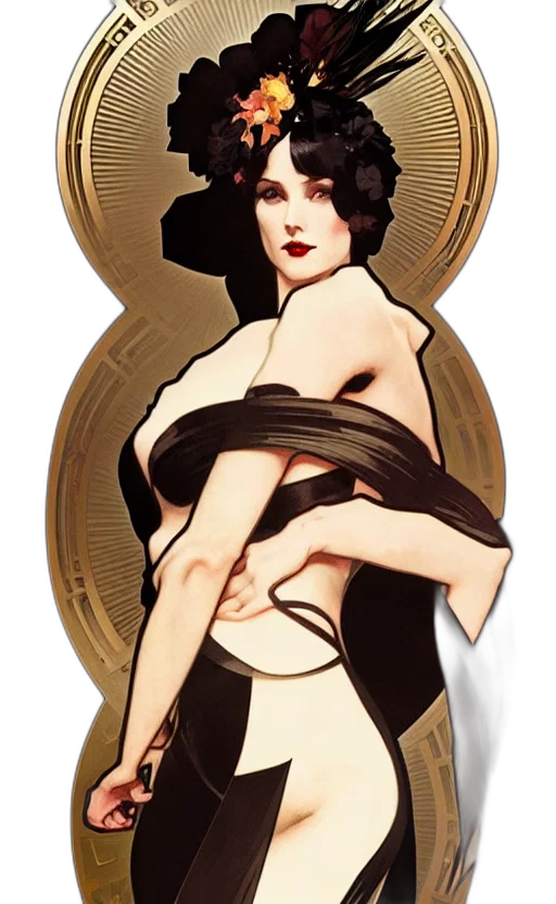 dress, jewelry, concept art, comic book art transparent PNG cut-out