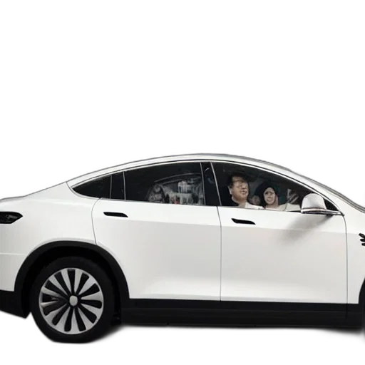 car, robot, concept art, 3d render transparent PNG cut-out