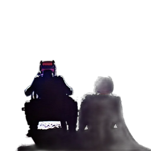 robot, crown, weapon, staff transparent PNG cut-out