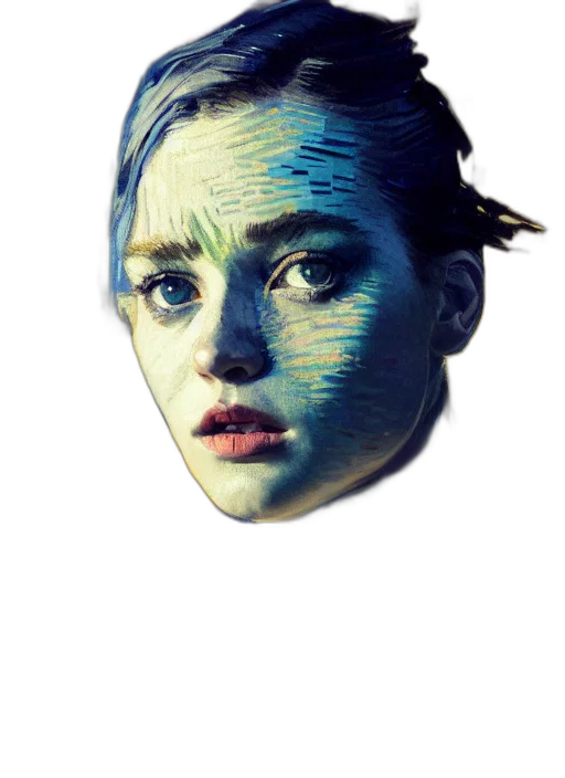 mask, face, creature, crown transparent PNG cut-out