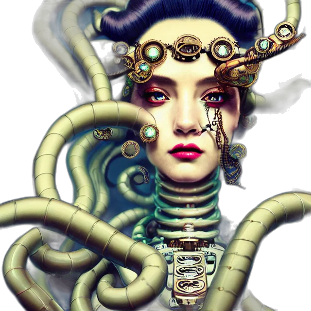 jewelry, mask, robot, face transparent PNG cut-out