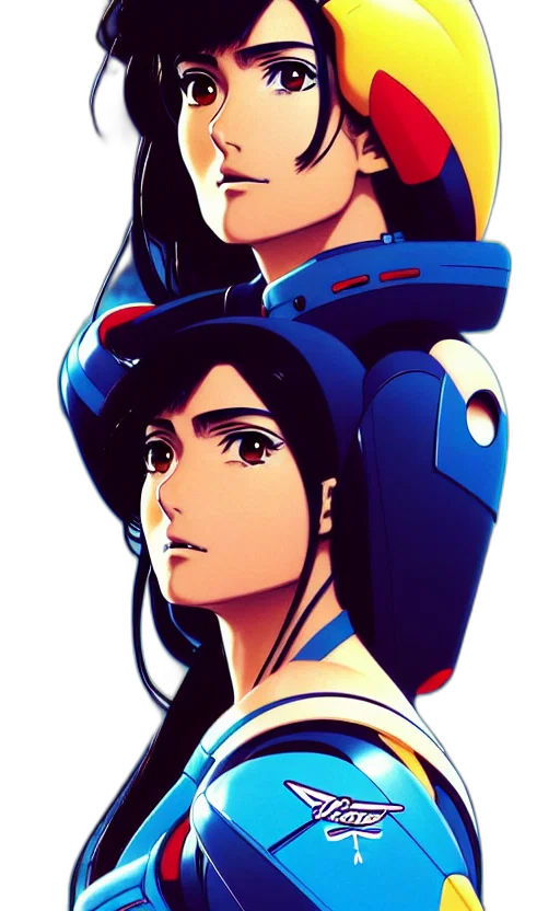 face, concept art, anime, comic book art transparent PNG cut-out