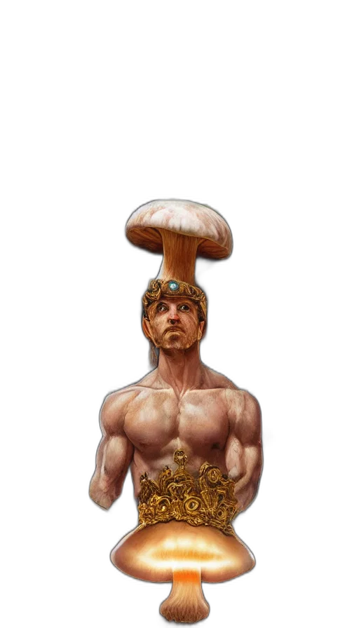 hat, crown, creature, staff transparent PNG cut-out