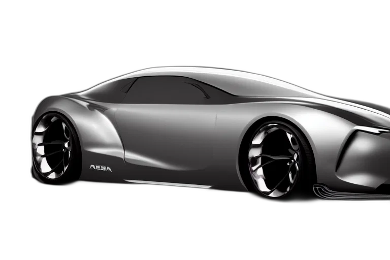 car, concept art, photorealistic, 3d render, pencil sketch, sports, concept, design transparent PNG cut-out