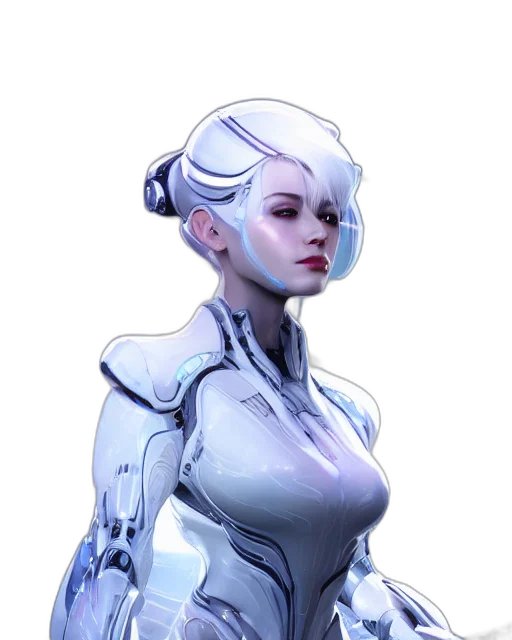 robot, face, dress, staff transparent PNG cut-out