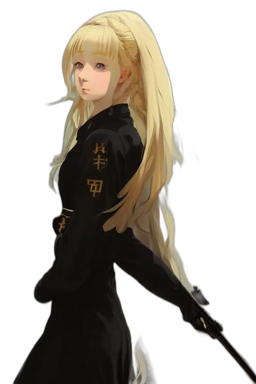 staff, jacket, dress, sword transparent PNG cut-out