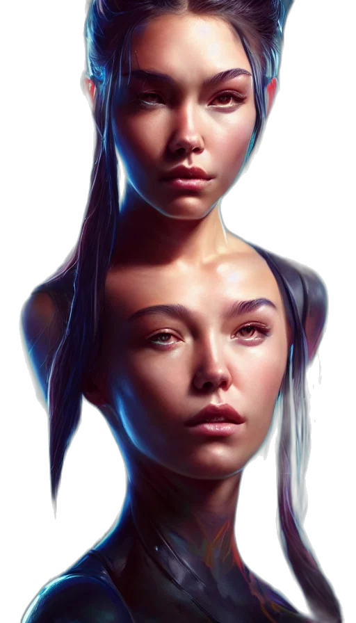 face, robot, mask, creature transparent PNG cut-out