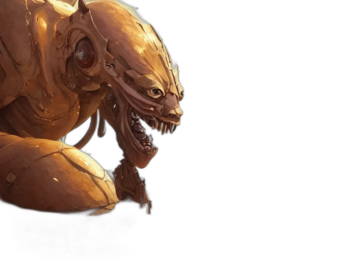 creature, dragon, concept art, fantasy art, 3d render, comic book art, golden, highly transparent PNG cut-out
