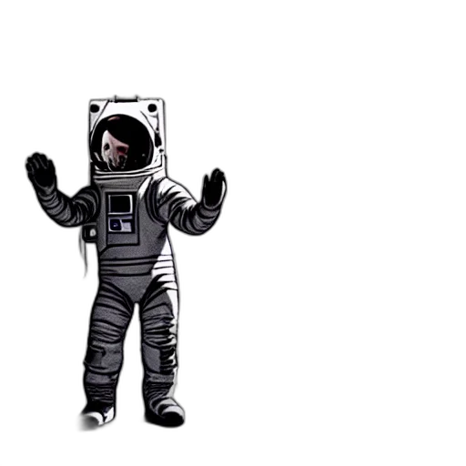 robot, jacket, concept art, pixel art transparent PNG cut-out