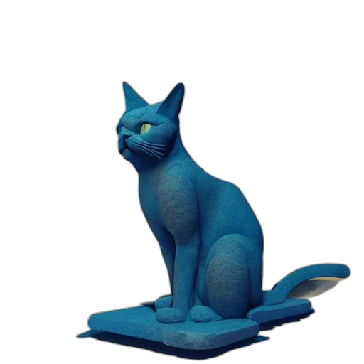 staff, animal, creature, concept art, 3d render, fantasy art, pixel art, blue transparent PNG cut-out