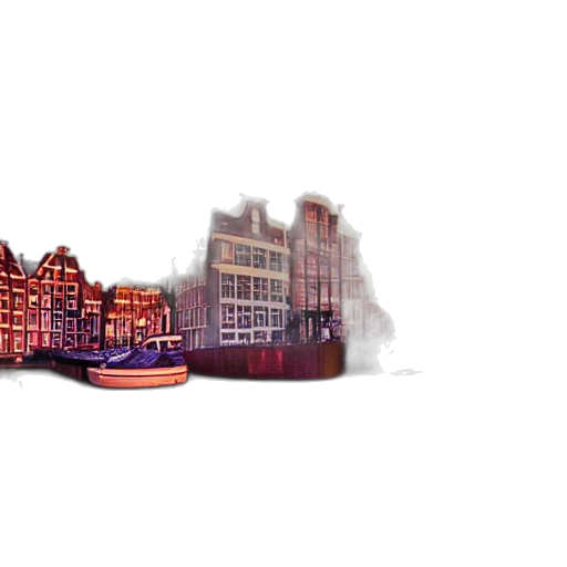 building, concept art, watercolor, pixel art transparent PNG cut-out
