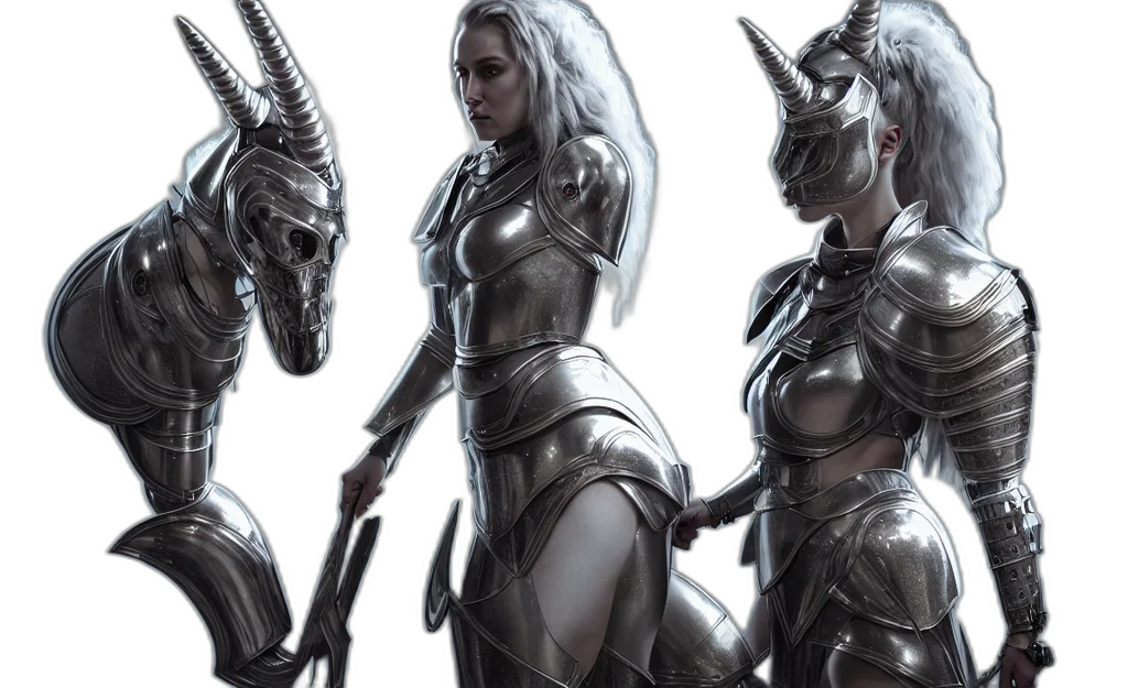 concept art, fantasy art, comic book art, 3d render transparent PNG cut-out