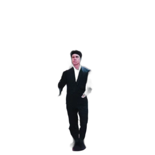 staff, robot, jacket, hat transparent PNG cut-out