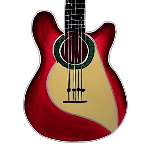 weapon, 3d render, photorealistic, concept art, cartoon, paint, guitar, romanesque transparent PNG cut-out
