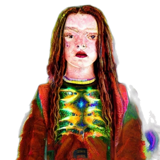 jacket, face, creature, mask, photorealistic, concept art, oil painting, fantasy art transparent PNG cut-out