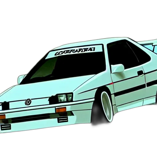 car, concept art, photorealistic, vaporwave transparent PNG cut-out