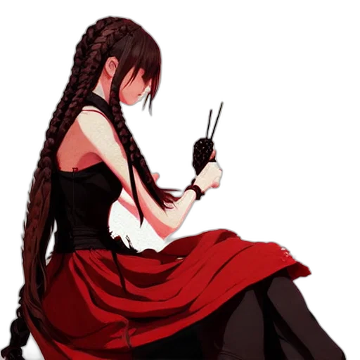 staff, weapon, dress, sword, pixel art, fantasy art, concept art, anime transparent PNG cut-out
