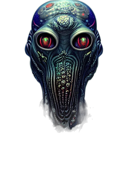 mask, creature, face, robot transparent PNG cut-out