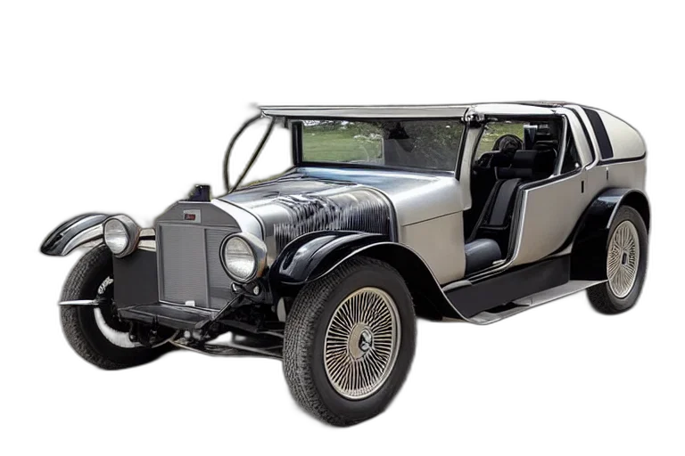 car, delorean transparent PNG cut-out