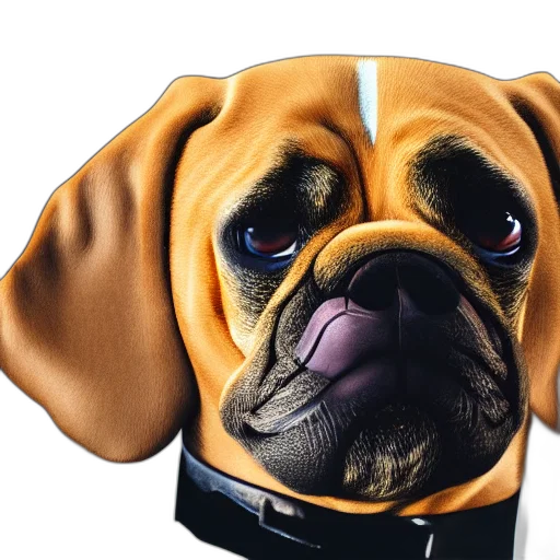 jacket, animal, face, hat, photorealistic, 3d render, photo, humanoid transparent PNG cut-out
