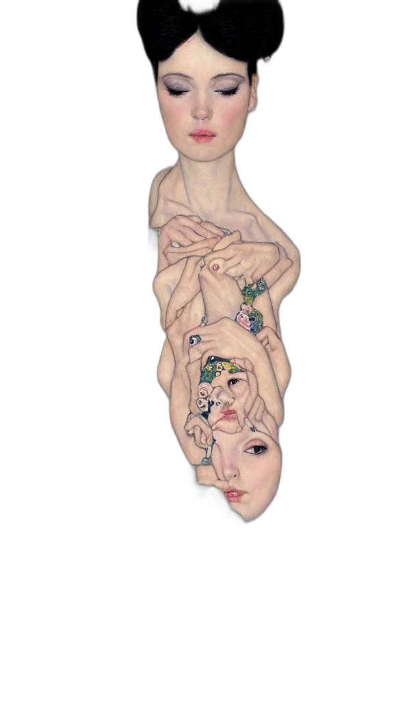 dress, jewelry, face, crown transparent PNG cut-out