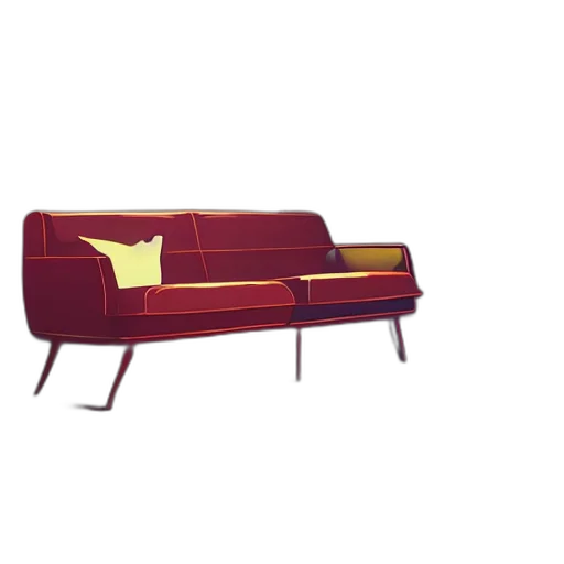 furniture, crown, 3d render, concept art transparent PNG cut-out