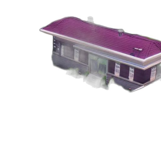 building, furniture, car, food, 3d render, vaporwave, concept art, photorealistic transparent PNG cut-out