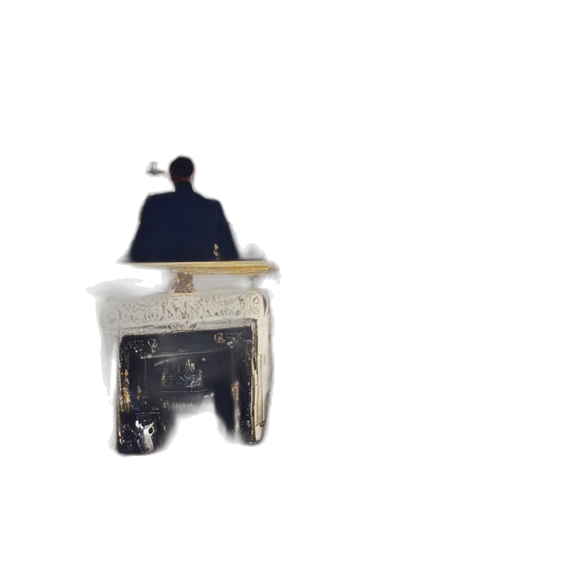furniture, robot, hat, crown transparent PNG cut-out