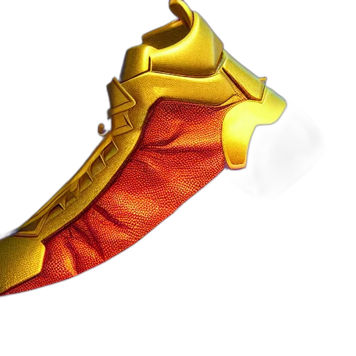 shoes, crown, dragon, jewelry, 3d render, fantasy art, concept art, photorealistic transparent PNG cut-out