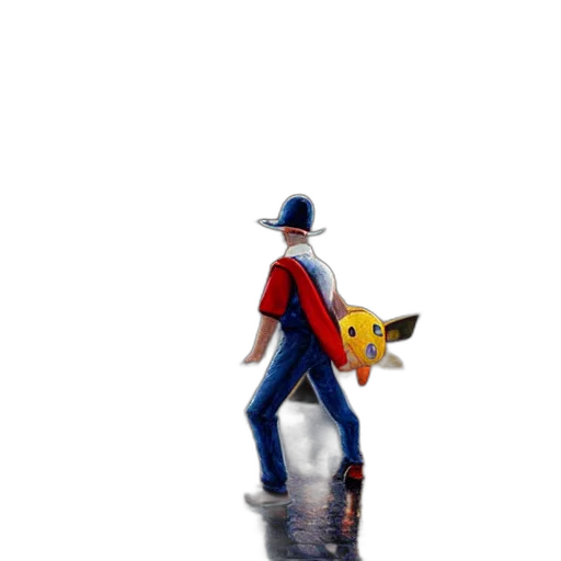 hat, animal, staff, creature transparent PNG cut-out
