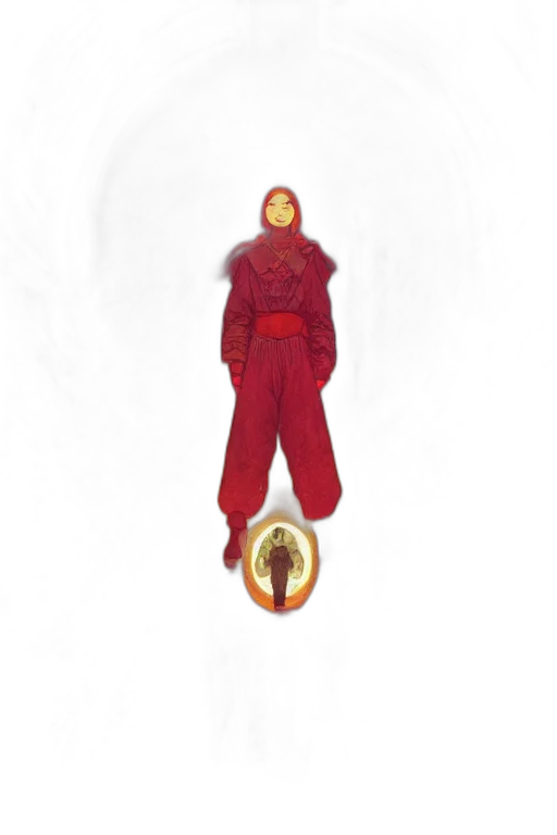 mask, staff, sword, jacket transparent PNG cut-out