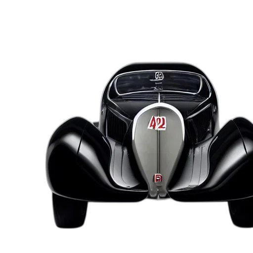 car, 3d render, photorealistic, concept art, bugatti, type, atlantic, concept transparent PNG cut-out