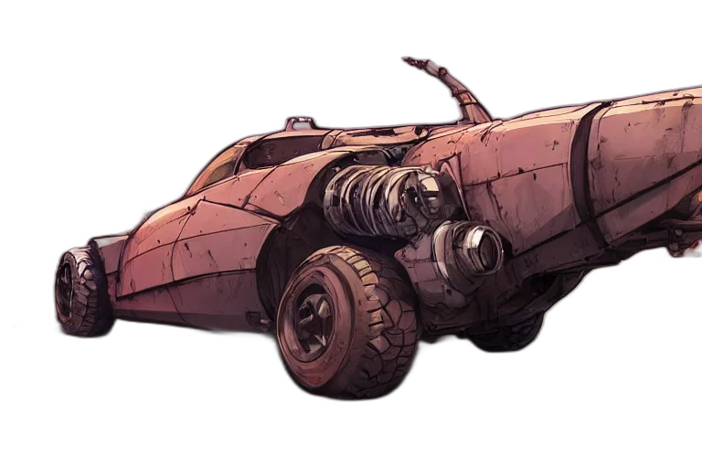 car, weapon, robot, creature transparent PNG cut-out