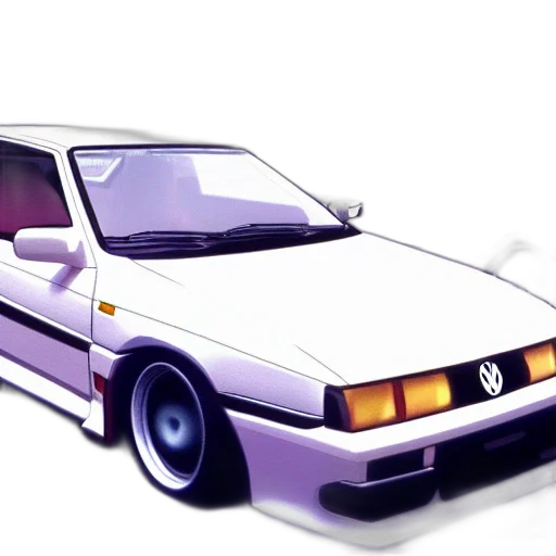car, vaporwave, photorealistic, concept art transparent PNG cut-out