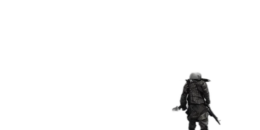 robot, jacket, sword, weapon transparent PNG cut-out