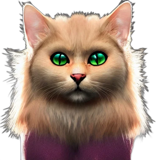 animal, creature, staff, fantasy art transparent PNG cut-out