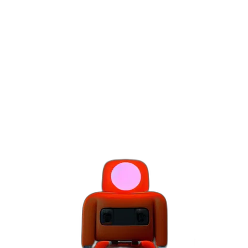 robot, weapon, animal, staff, 3d render, pixel art, concept art, vaporwave transparent PNG cut-out
