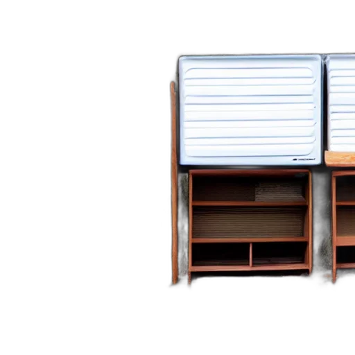 furniture, 3d render, side, road transparent PNG cut-out